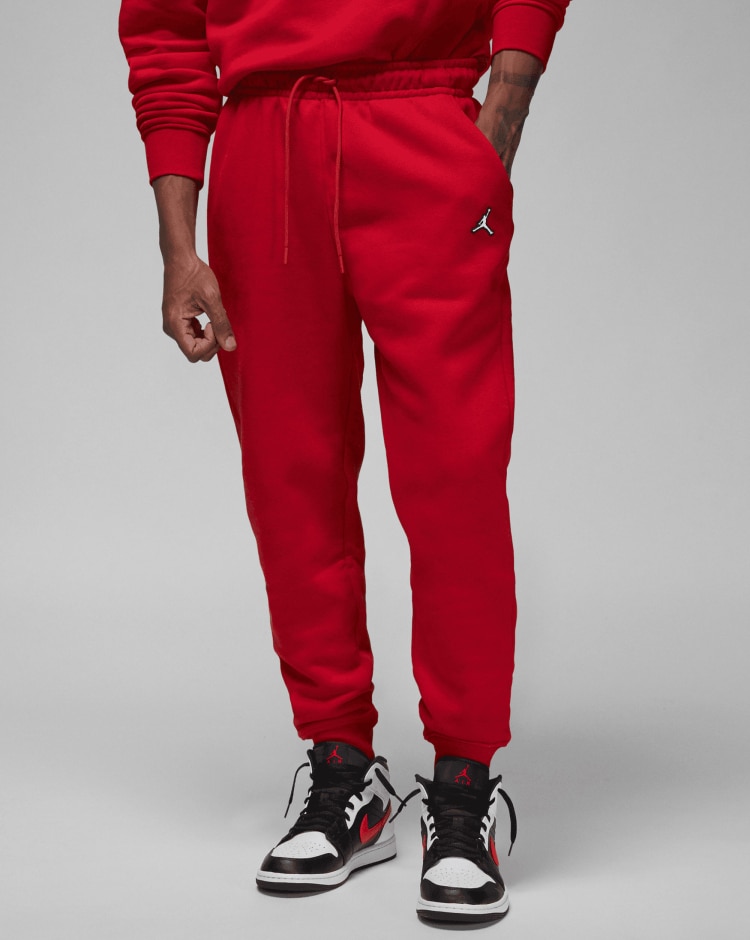 Nike Jordan Pantaloni Brooklyn Fleece Rosso Uomo