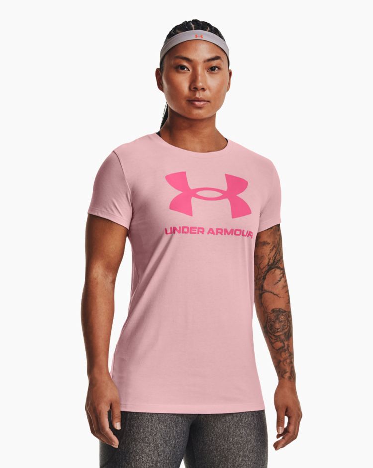 Under Armour T-Shirt Live Sportstyle Graphic Rosa Donna