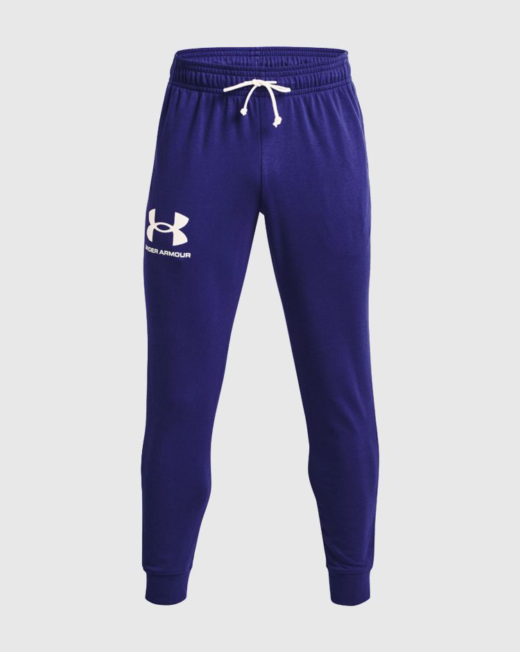 Under Armour Jogger UA Rival Terry Blu Uomo