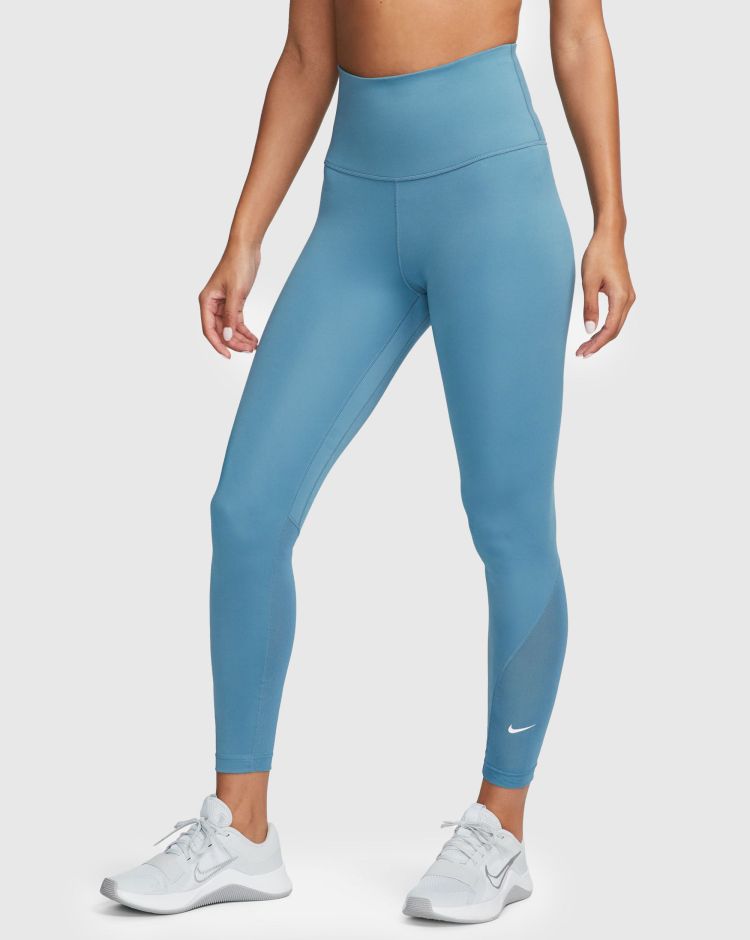 Nike Leggins One Dri-FIT Blue Donna