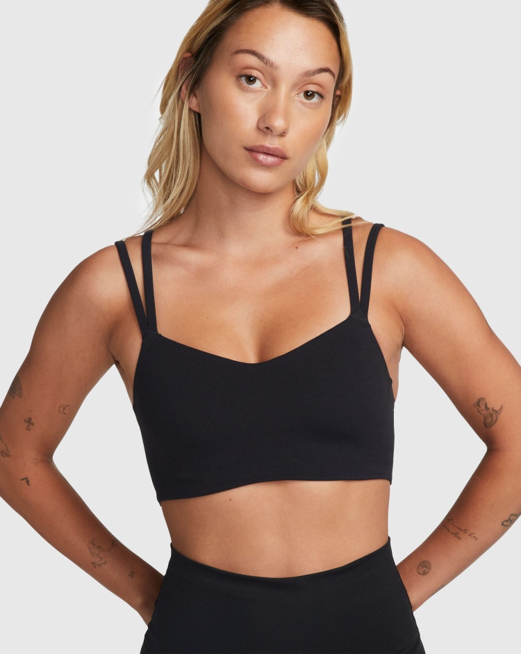 Nike Bra Alate Trace Dri-FIT Nero Donna