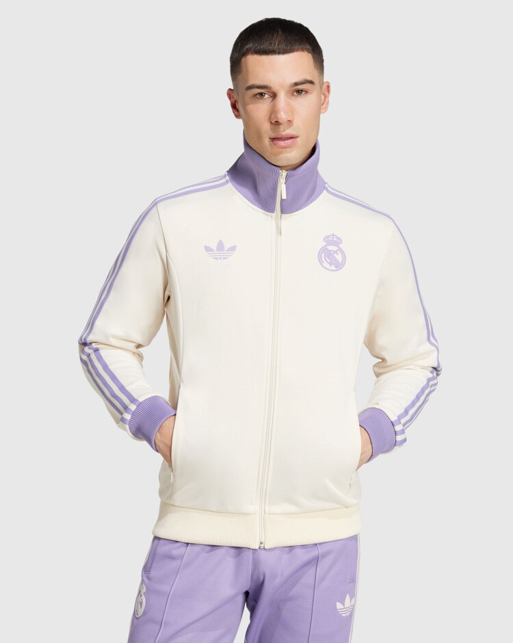 Real Madrid Beckenbauer Track Top Bianco Uomo