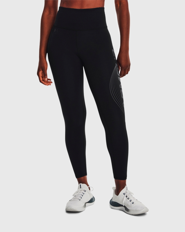 Under Armour Leggings Motion Branded Ankle Nero Donna