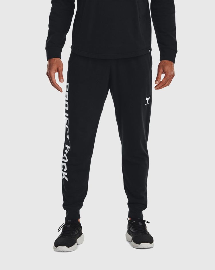 Under Armour Jogger Project Rock Terry Nero Uomo