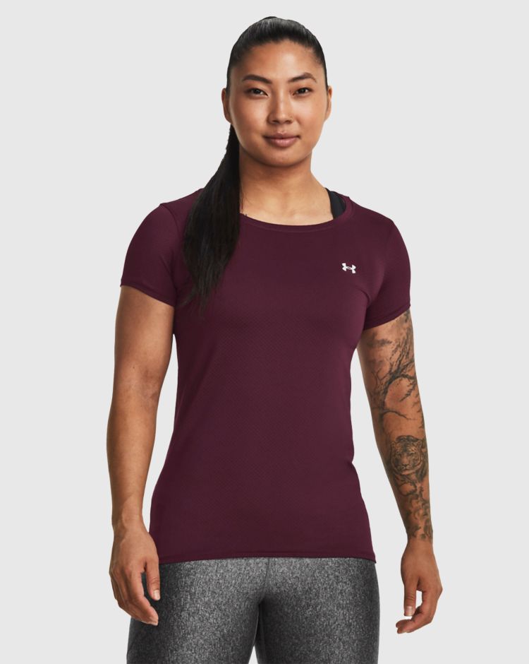 Under Armour Maglia a manica corta HeatGear® Armour Marrone Donna