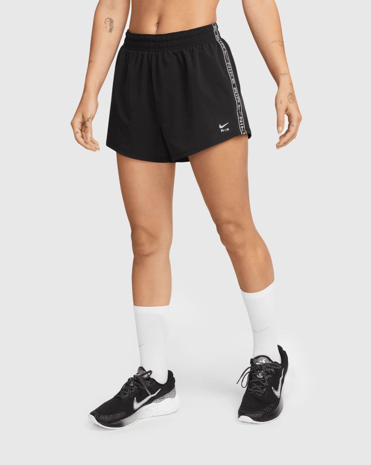 Nike Short a Vita Media Dri-FIT Nero Donna