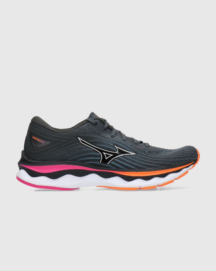 Mizuno Wave Sky 6 Grigio Donna