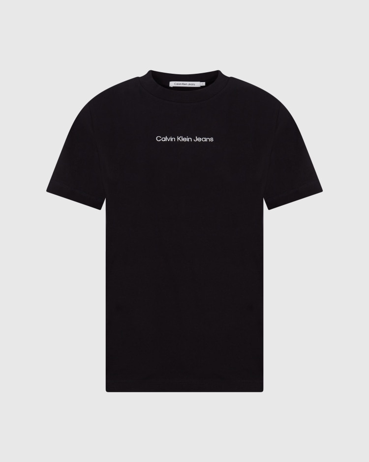 Calvin Klein T-Shirt Institutional Nero Donna