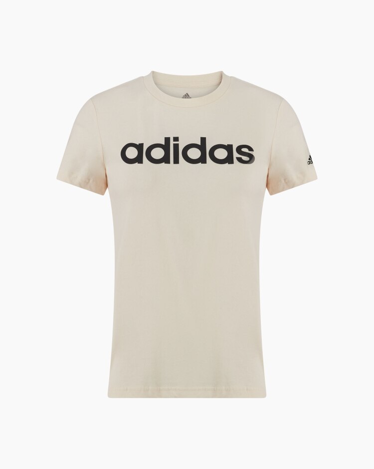 Adidas T-shirt LOUNGEWEAR Essentials Slim Logo Bianco Donna