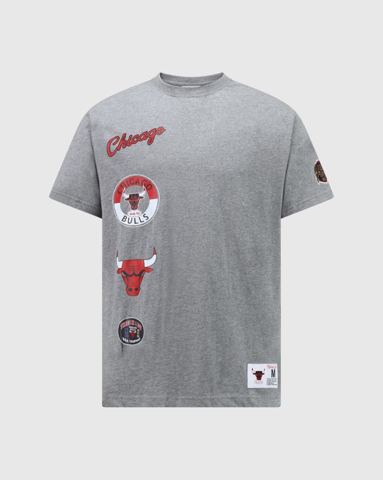 Mitchell&Ness T-Shirt Hometown Chicago Bulls Uomo