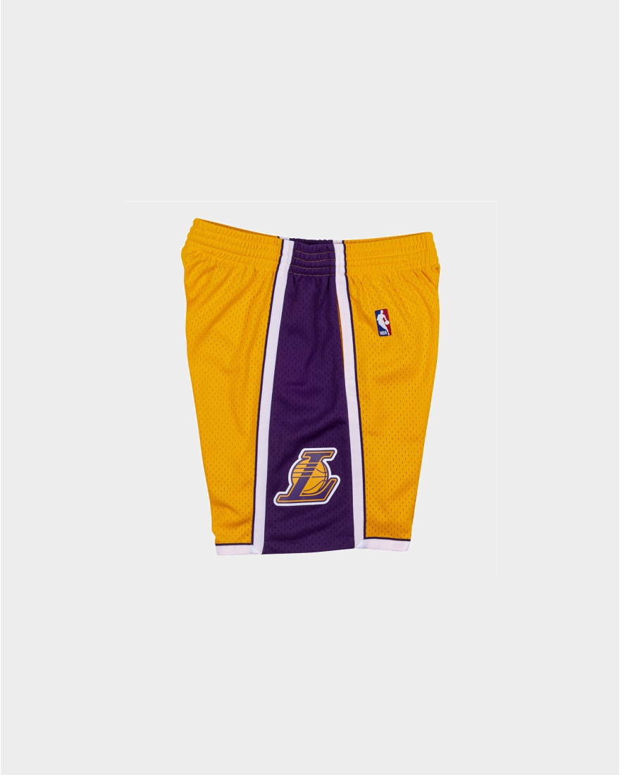 Mitchell&Ness Los Angeles Lakers Shorts 84-85 Giallo Uomo
