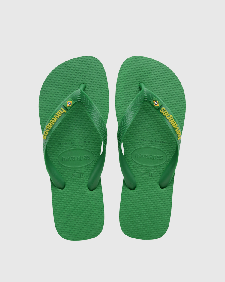 Havaianas Infradito Brasil Logo Verde Donna