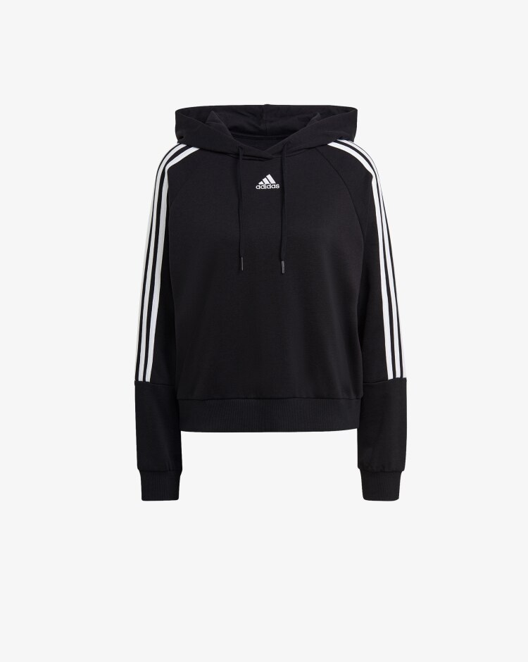 Adidas Felpa Cropped Adidas Essentials Loose|Cut 3-Stripes Donna