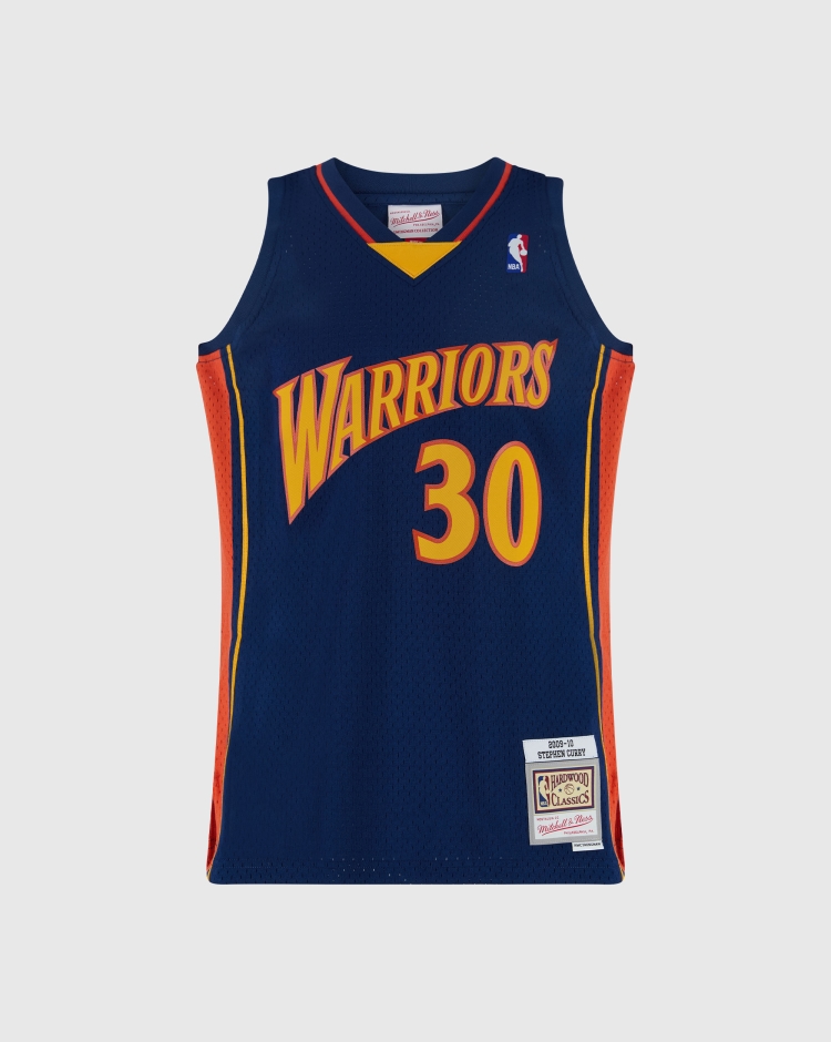 Mitchell&Ness Canotta Golden State Warriors - Stephen Curry 09-10 Blu Uomo