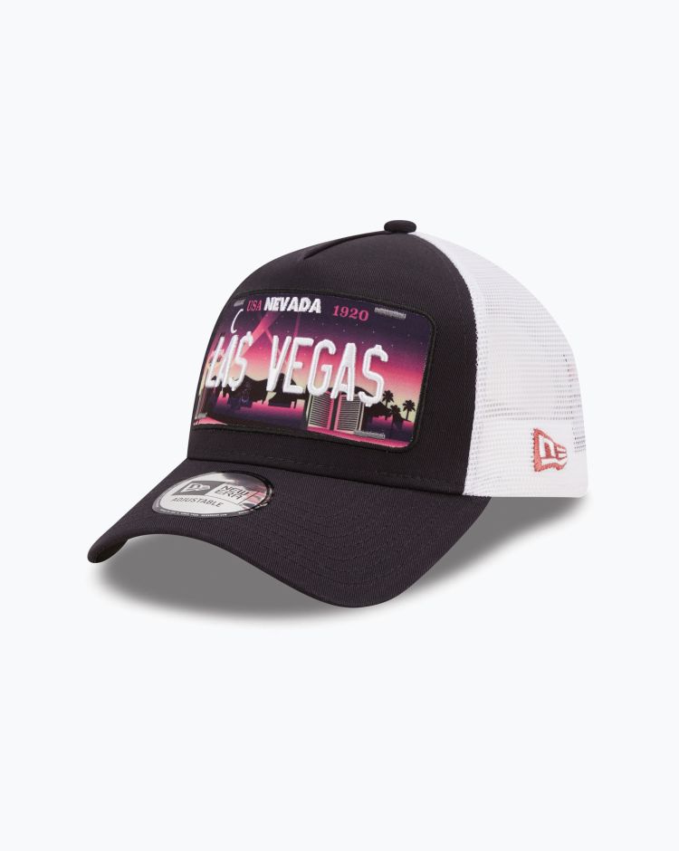 New Era Cappello License Plate Trucker Blu Unisex