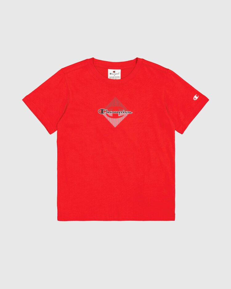 T-Shirt Grafica Rosso Bambino