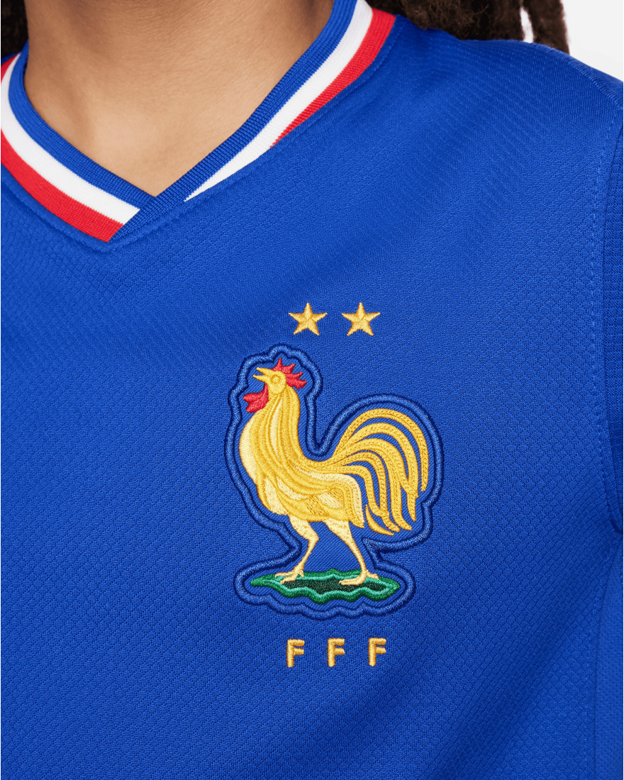 Nike Maglia Home Francia 2024/2025 Blu Bambino Blu Game7Athletics