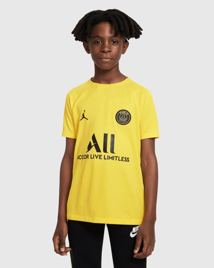 Nike T-Shirt Prepartita Paris Saint-Germain Nero Bambino