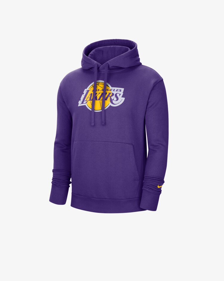 Nike Los Angeles Lakers Essential Felpa Con Cappuccio Nba Uomo