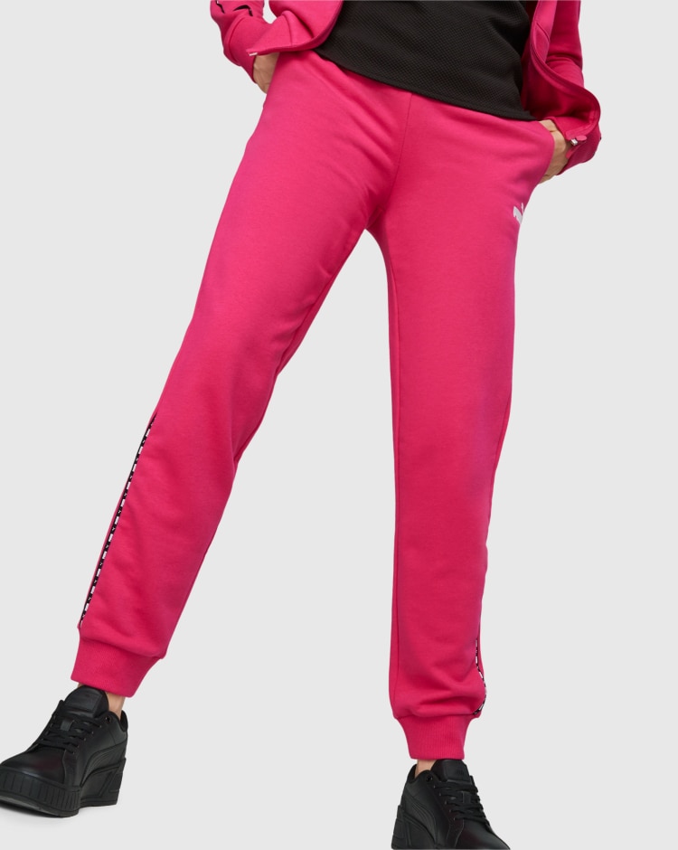 Puma Pantaloni PUMA POWER Tape Rosa Donna