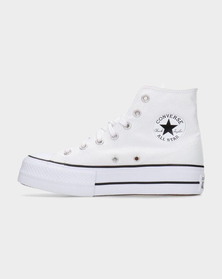 Converse Chuck Taylor All Star Lift Hi Bianco Donna