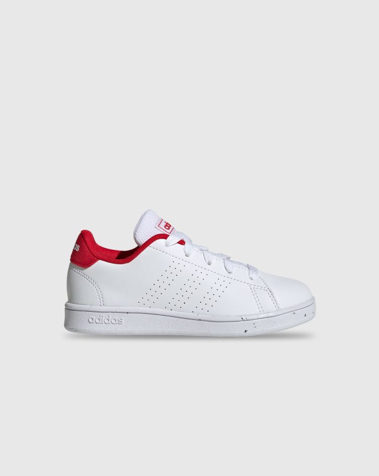 Adidas Advantage Bianco Rosso Bambino