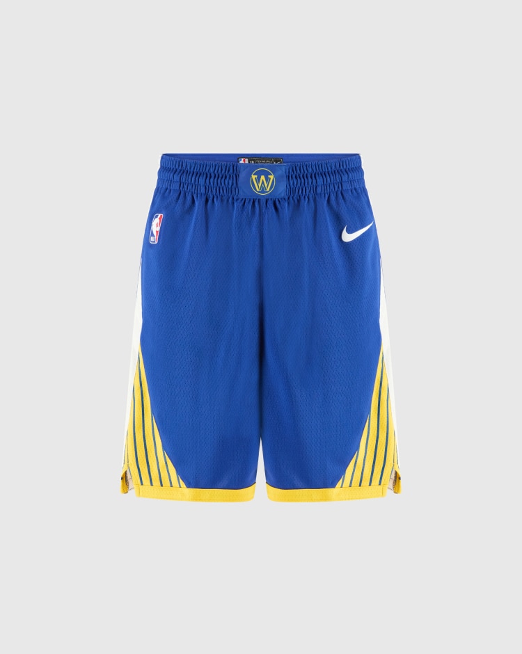 Nike NBA Shorts Golden State Warriors Icon EditionBlu Uomo