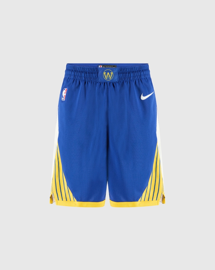 Nike NBA Shorts Golden State Warriors Icon EditionBlu Uomo