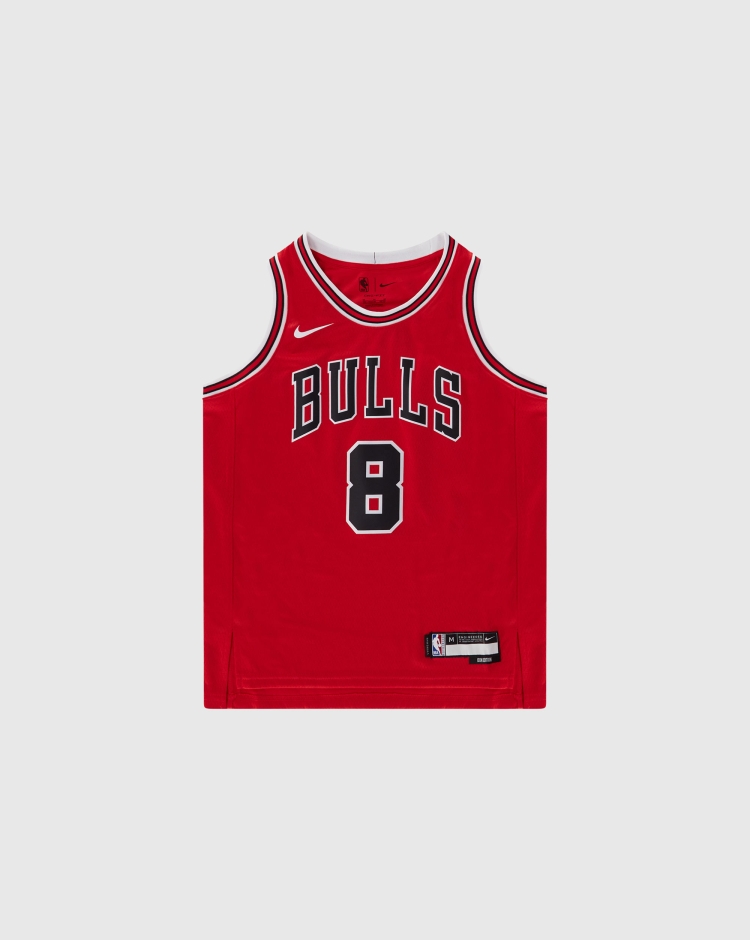 Nike NBA Canotta Basket Chicago Bulls Zach LaVine Rosso Bambino