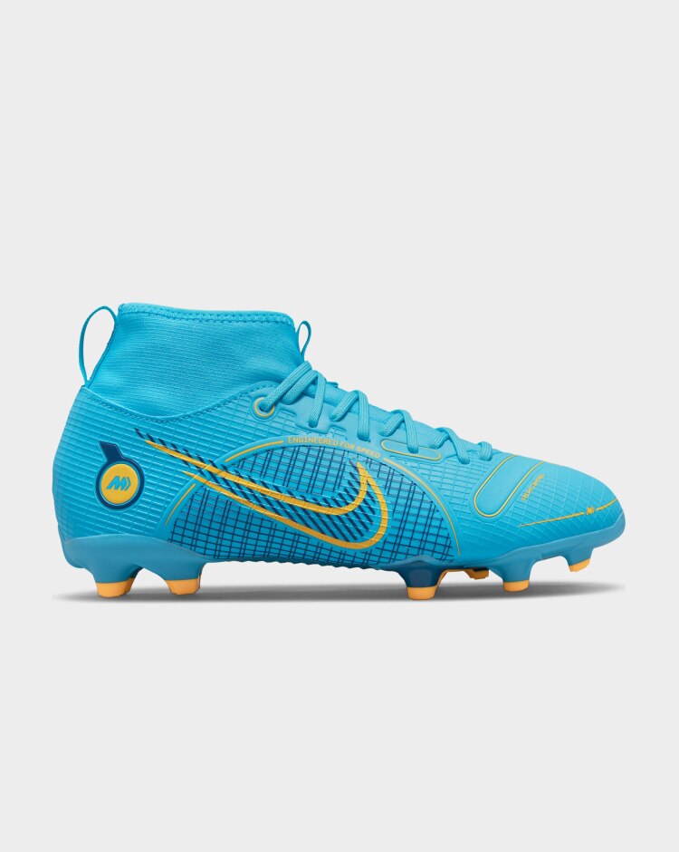 Nike Superfly 8 Academy Fg/Mg Blu Bambino