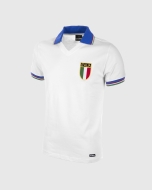 Italia World Cup 1982 Maglia Calcio Vintage Away Bianca