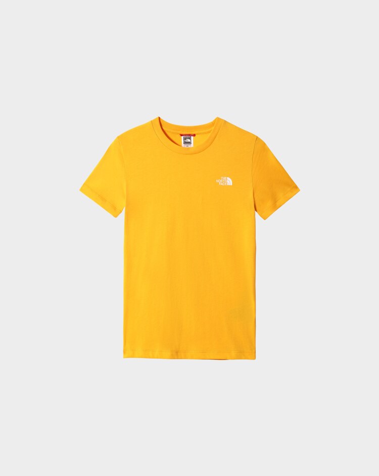 The North Face T-Shirt Simple Dome Summit Giallo Bambino