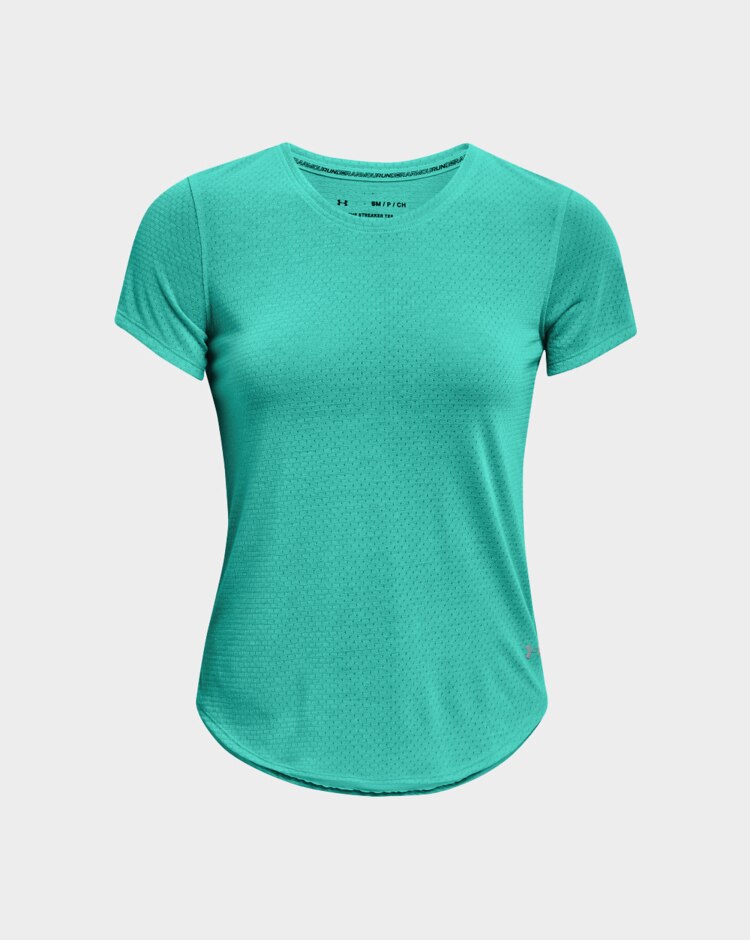 Under Armour T-Shirt Streaker Verde Donna