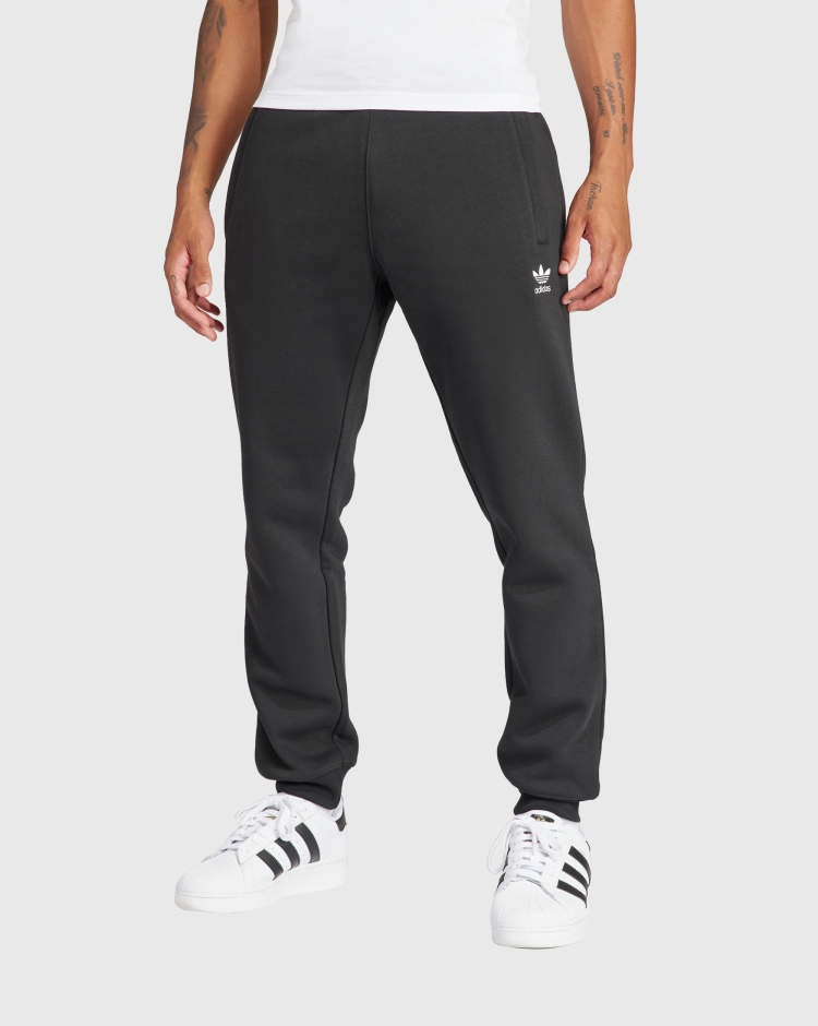 Adidas Originals Pantaloni Trefoil Essentials Nero Uomo
