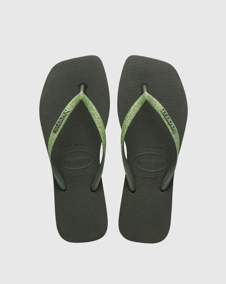 Havaianas Infradito Slim Square Verde Donna