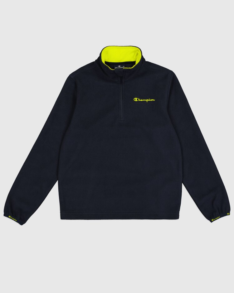 Pile Micro Polar Fleece Script Shop Blu Bambino
