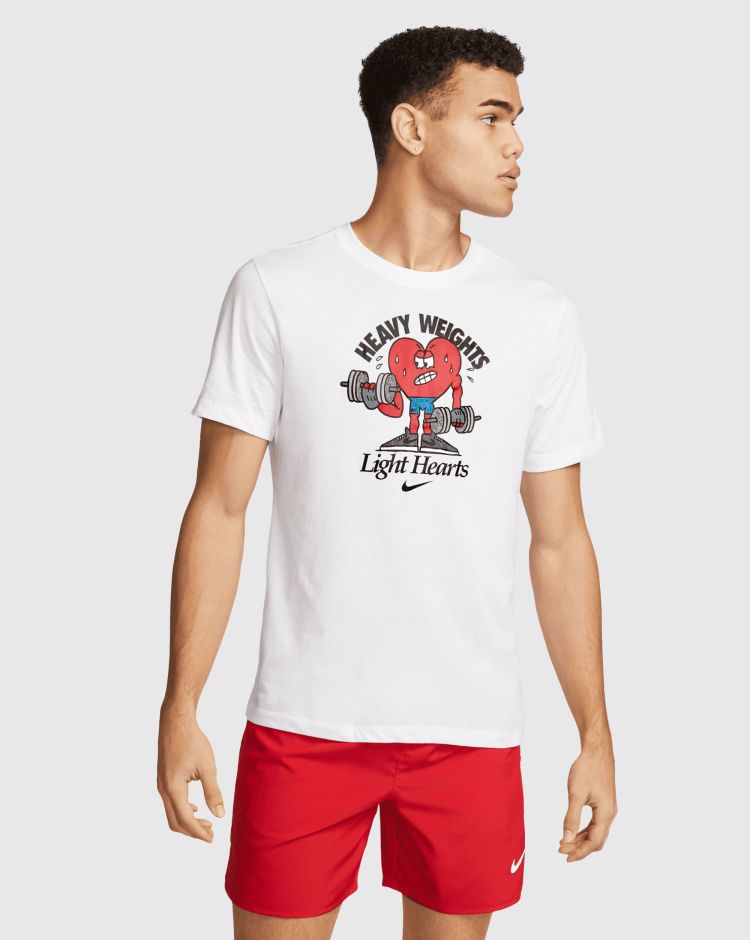 Nike T-Shirt Dri-FIT  Bianco Uomo