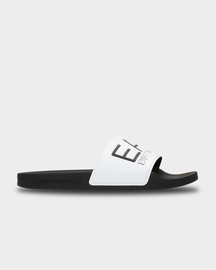 Emporio Armani EA7 Sea World Visbility Slipper Bianco Uomo