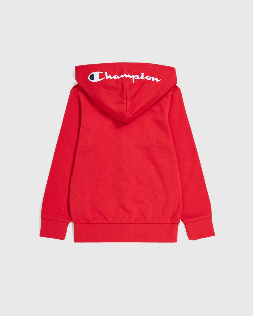 Felpa champion bambino rosse new arrivals