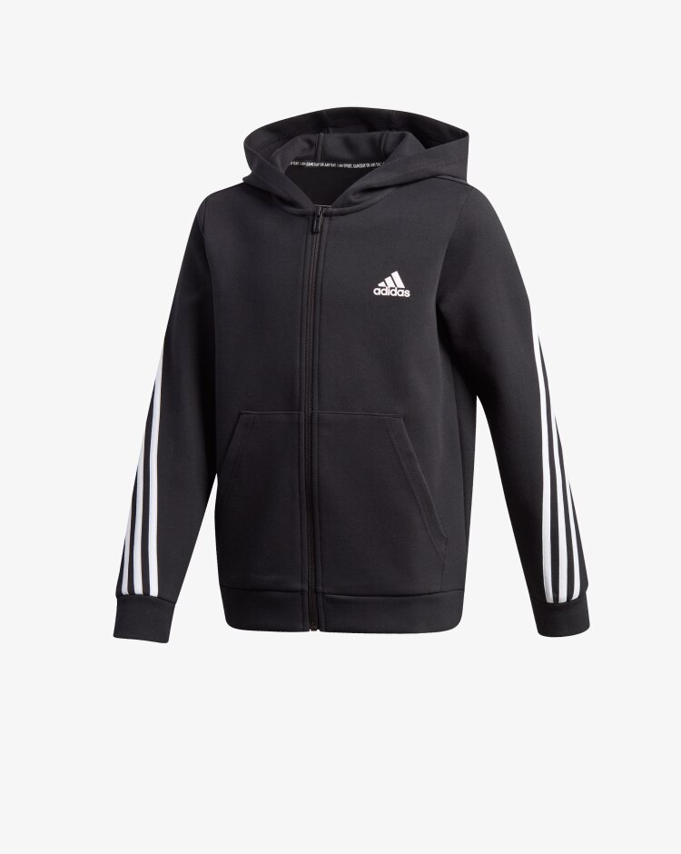 Adidas Felpa 3-Stripes Doubleknit Full-Zip Bambino