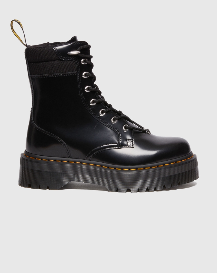 Dr. Martens Stivali Platform Jadon II Hardware Nero Donna