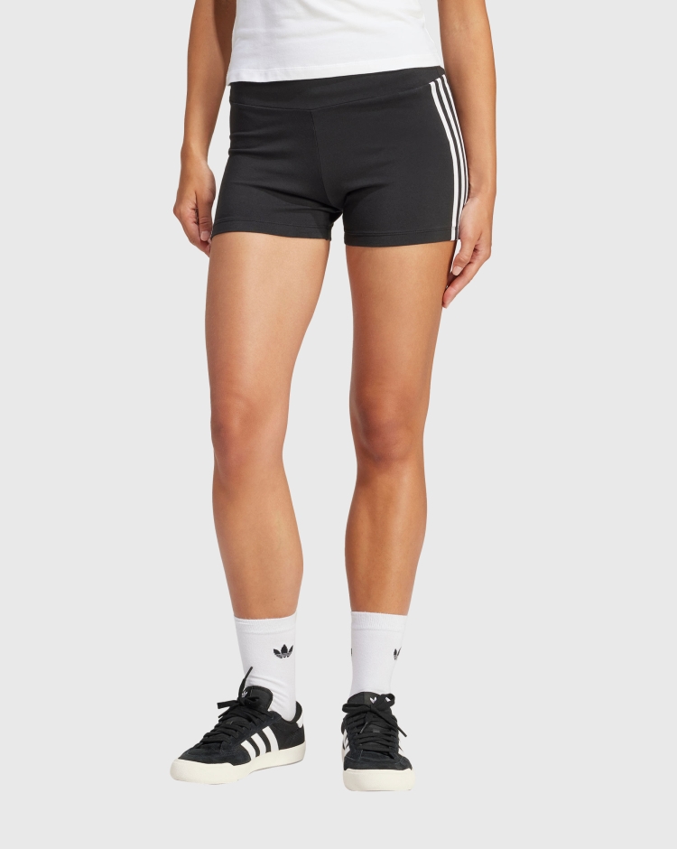 Adidas Originals Leggings 1/4 3-Stripes Cotton Nero Donna