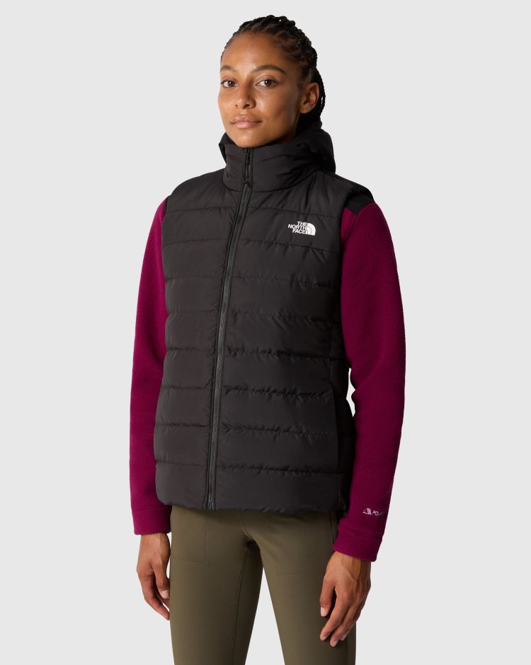 The North Face Giacca Smanicata Aconcagua 3 Nero Donna