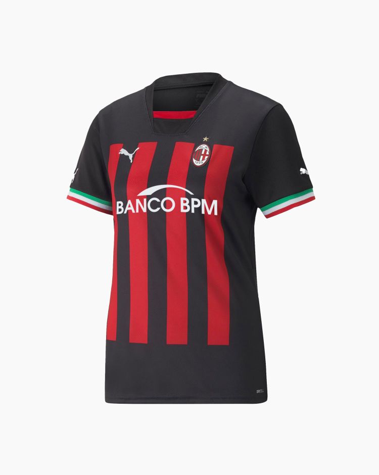Puma AC Milan Home Jersey Replica 2022/2023 Nero Donna