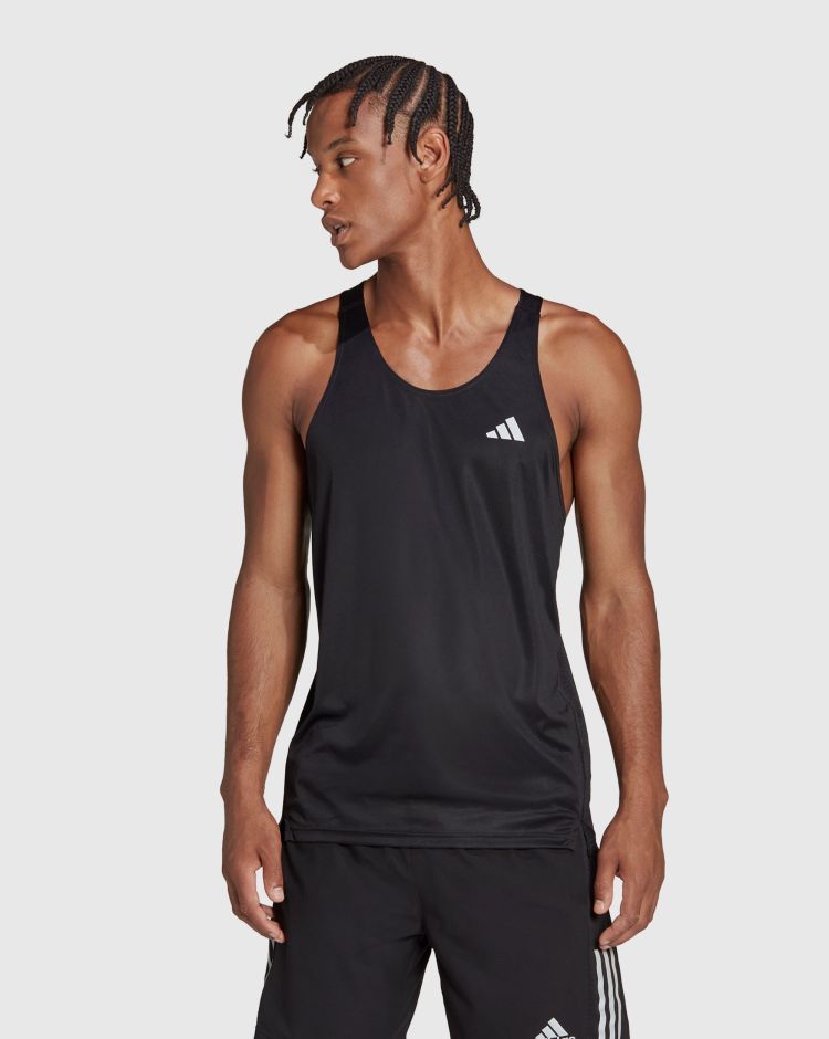 Adidas Own the Run Tank Top Nero Uomo