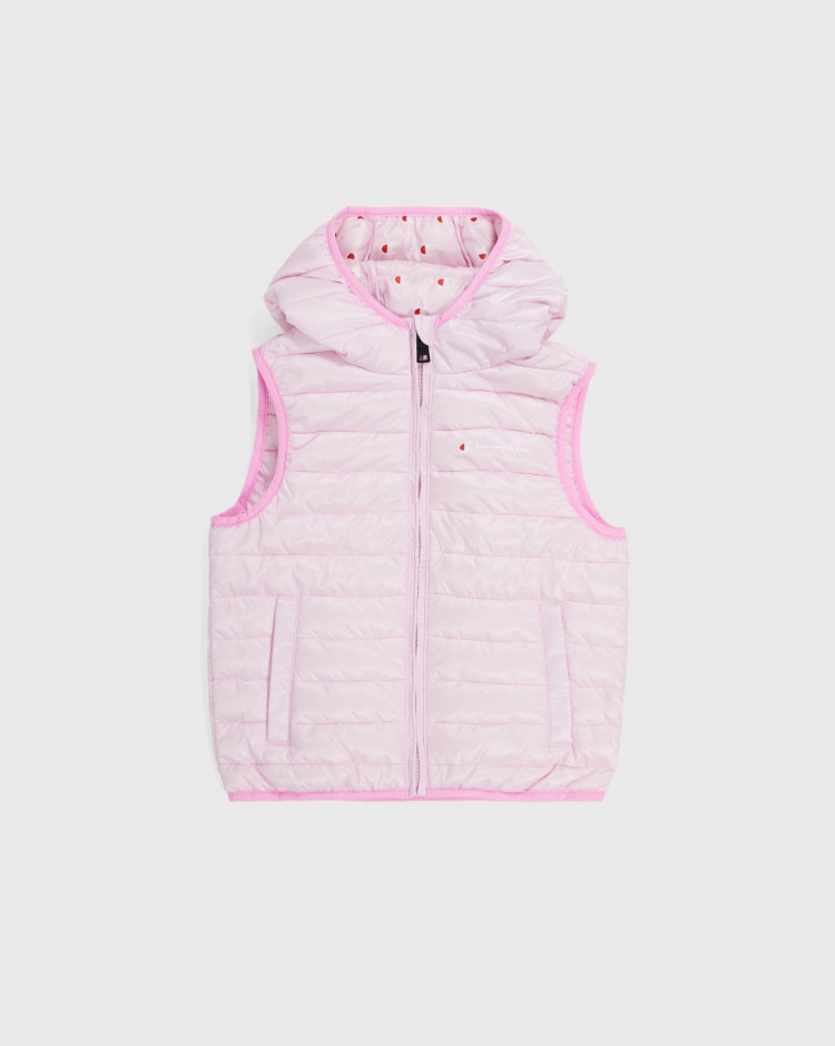 Champion Smanicato Con Capppuccio Rosa Bambino