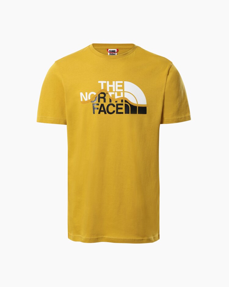 The North Face S/S Mount Line Tee Giallo Uomo