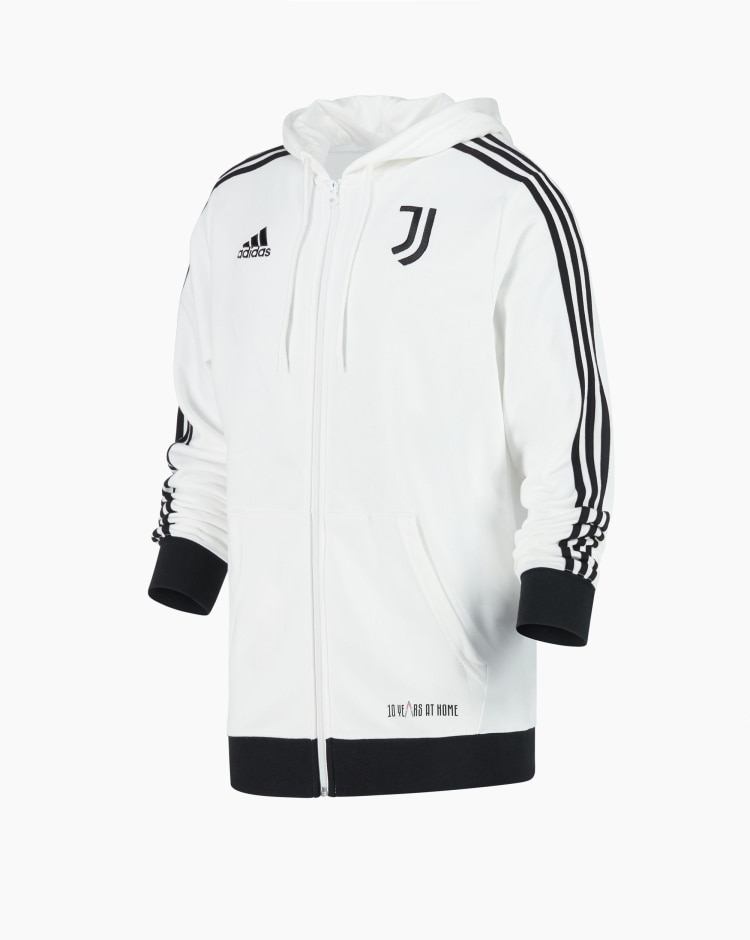 Adidas Felpa con cappuccio 3-Stripes Full-Zip Juventus Uomo