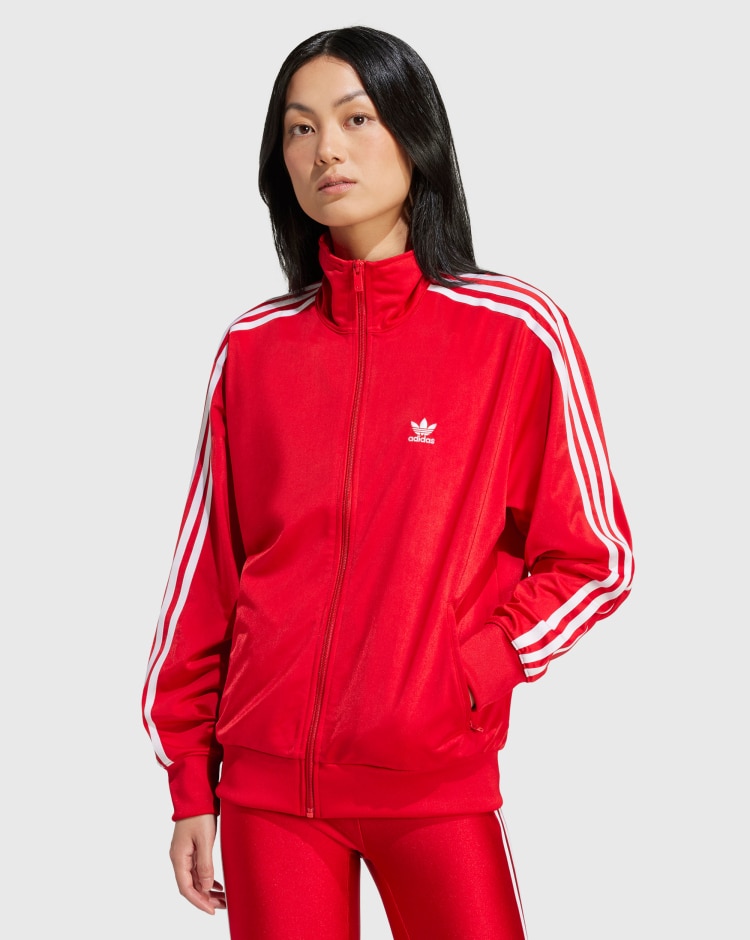 Adidas Originals Track Top Firebird Rosso Donna