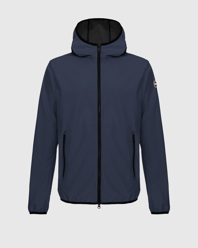 Giacca Con Cappuccio New Futurity Blu Uomo
